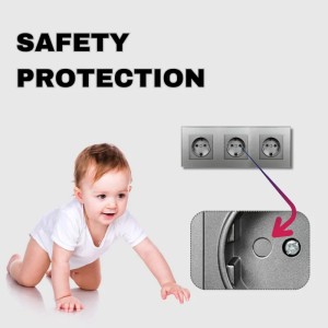 Priza tripla cu rama din sticla securizata iUni WS3, 16A, Silver - Img 7