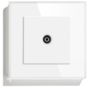 Priza TV cu Rama din sticla securizata, iUni TS, Conector Mama 9.5mm - Img 3