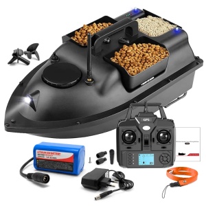 Barca Nadit si Momit iUni V010, GPS, 5200mAh, 3 cuve, 2kg, 500m, 10km/h