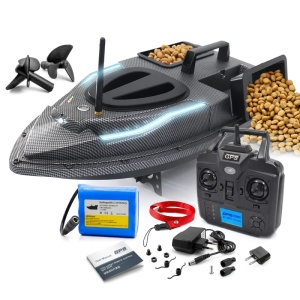 Barca Nadit si Momit iUni V900, GPS, 2 cuve, 1.5kg, 500m, 18000mAh, 6km/h