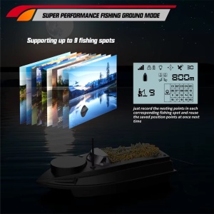 Barca Plantat, Nadit si Momit iUni V030, GPS, Geanta Transport, 20000mAh, 800m, 15km/h - Img 4