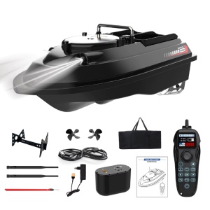 Barca Plantat, Nadit si Momit iUni V066, 2 cuve, 200 puncte GPS, 18000mAh, 3kg, 1000m, 20km/h - Img 18