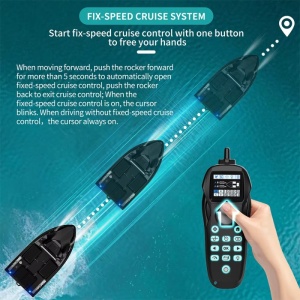 Barca Plantat, Nadit si Momit iUni V803, GPS, 12000mAh, 4 cuve, 3kg, 500m, 15km/h - Img 10