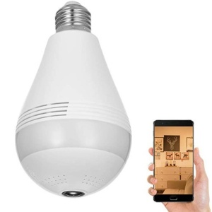 Bec cu camera Spion iUni A10, 32GB, Full HD, Wi-Fi, Senzor de Miscare, Unghi 360° - Img 4