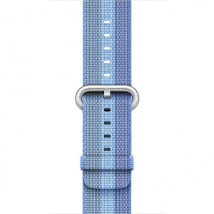 Curea iUni compatibila cu Apple Watch Ultra/SE/8/7/6/5/4/3/2/1, 40mm, Nylon, Woven Strap, Blue - Img 2