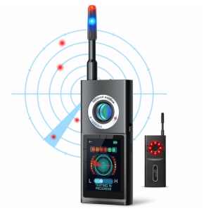 Detector camere ascunse, microfoane si trackere GPS iUni F888, Ecran tactil OLED, Smart AI, Alarma antiefractie, 50-8000 MHz