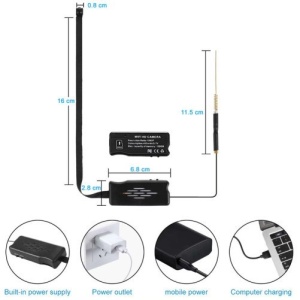 Modul cu Camera Spion Wireless iUni IP20, 32GB, P2P, Baterie incorporata - Img 8