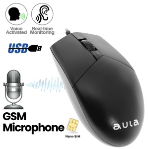 Mouse iUni MS2 cu Microfon Spion GSM, cu ascultare in timp real - Img 2