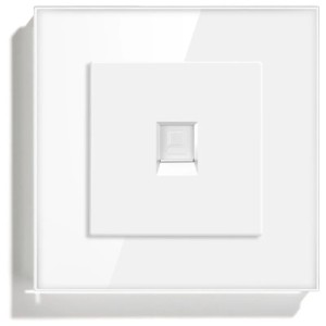 Priza internet RJ45, Cat6, Rama sticla securizata, iUni SD - Img 3