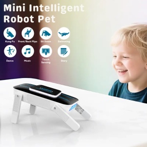Robot Caine Inteligent iUni 8016, Control Telecomanda, Senzor Atingere, Programare Miscari - Img 3