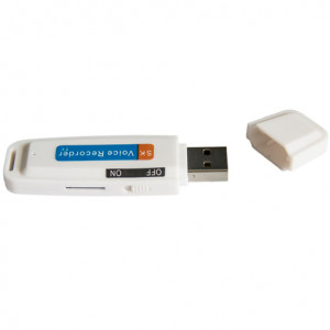 Stick USB Spion Reportofon iUni STK99, Alb - Img 6