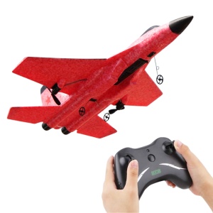 Avion cu telecomanda iUni FX820, SU-35, Giroscop, Rezistent la impact, Rosu - Img 2