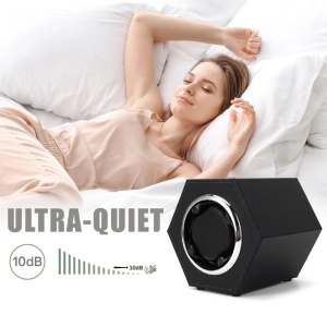 Cutie intors ceas automat iUni, Watch Winder, Piele ecologica, Negru - Img 8