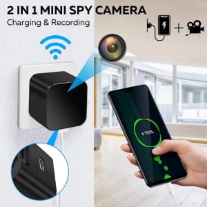 Incarcator USB cu Camera Spion iUni IP90, 16GB, Wi-Fi, Full HD, Night Vision, Senzor miscare - Img 2