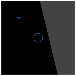 Intrerupator smart touch iUni 1F, 1 Canal, Wi-Fi, Sticla securizata, LED, Black - Img 7