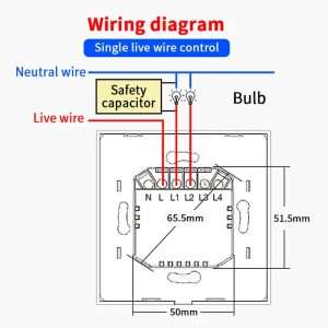 Intrerupator smart touch, WiFi, Sticla securizata, iUni 2G, 10A, Control vocal, Smart Life / Tuya, LED, Silver - Img 8