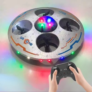 Mini Drona iUni S100, Lumini LED, Acrobatii 360°, Rezistenta la impact, Giroscop, Telecomanda 2.4GHz - Img 2