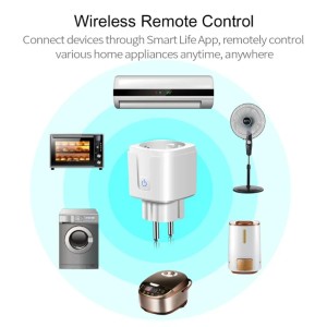 Priza inteligenta iUni PS1, 16A, WiFi, Monitorizare consum, Smart Life / Tuya APP, Compatibila Alexa/Google Assistant - Img 3