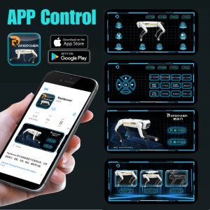 Robot Caine Inteligent iUni 8006 cu Bile din Hidrogel, Expandabile in apa, Control Telecomanda, APP, Comenzi Vocale, Programabil, 25+ Functii Interactive - Img 7