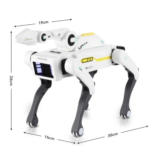 Robot Caine Inteligent iUni 8008 cu Cleste de Prindere, Control Telecomanda, Comenzi Vocale, Programabil - Img 13