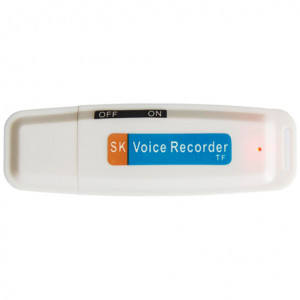 Stick USB Spion Reportofon iUni STK99, Alb - Img 2