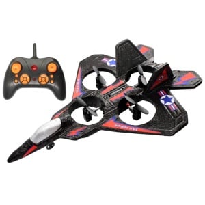 Avion cu telecomanda iUni LC222-A, Thunder Jet X, Acrobatii 360°, Giroscop, Rezistent la impact, Lumini LED - Img 1