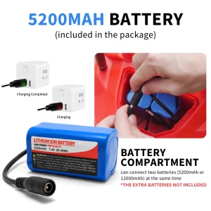 Barca Plantat, Nadit si Momit iUni V803, 5200mAh, 4 cuve, 3kg, 500m, 15km/h - Img 4