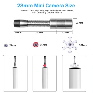 Camera Inspectie tevi, 20m, iUni ICT18, Monitor 7 inch - Img 3