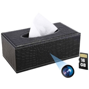 Camera Spionaj in Suport servetele iUni IP73, 16GB, Wi-Fi, Full HD, Senzor de miscare - Img 1