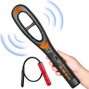 Detector profesional de microfoane GSM, Bluetooth si WiFi iUni RF007, detector unde magnetice si electromagnetice - Img 1