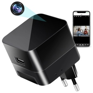 Incarcator USB cu Camera Spion iUni IP90, Wi-Fi, Vizualizare 4K, Night Vision, Senzor miscare