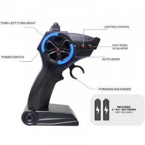 Masina cu Telecomanda iUni C053, Scara 1:18, 2.4Ghz, 25km/h, 4WD, High Speed Drifting & Racing Car, Albastru - Img 7
