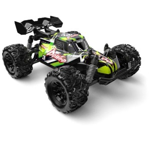 Masinuta cu Telecomanda iUni S757, Scara 1:20, 2.4Ghz, 20km/h High Speed Off-Road Racing Car, Verde - Img 2