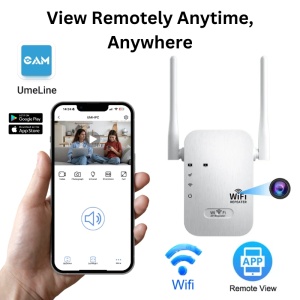 Mini Camera WiFi in Amplificator Semnal iUni RP1, 8GB, Full HD, Vizualizare Live pe telefon - Img 5