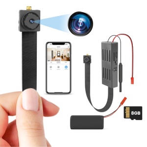 Modul cu Camera Spion iUni IP55, Wi-Fi, 8GB Card microSD, Full HD