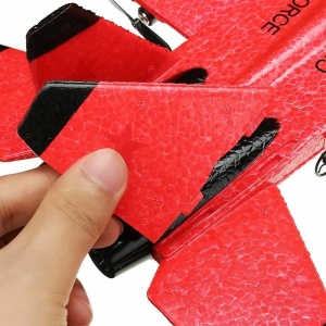 Avion cu telecomanda iUni FX820, SU-35, Giroscop, Rezistent la impact, Rosu - Img 6