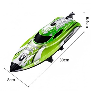 Barca cu telecomanda iUni HJ820, RC High-Speed Boat, Viteza 25 km/h, 2.4GHz, Green - Img 14