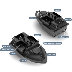 Barca Nadit si Momit iUni V010, GPS, 5200mAh, 3 cuve, 2kg, 500m, 10km/h - Img 12