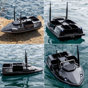 Barca Plantat, Nadit si Momit iUni V803 PRO, GPS, Sonar Fish Finder, 18000mAh, 4 cuve, 3kg, 500m, 15km/h - Img 15