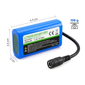Baterie barca plantat momeala, 3500mAh, iUni BT3, 7.4V, Li-ion - Img 3