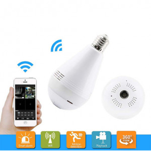Bec cu camera Spion iUni A10-L, Wi-Fi, Senzor de Miscare, Vedere nocturna, Unghi 360° - Img 9