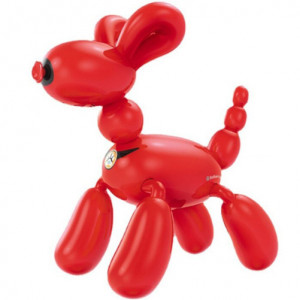 Caine Robot inteligent iUni K32A, Balloon Dog, 50 Comenzi, Control tactil, Telecomanda, Rosu-Negru - Img 1
