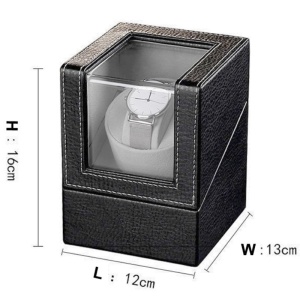 Cutie intors ceas automatic iUni, Watch Winder, Negru-Gri - Img 13