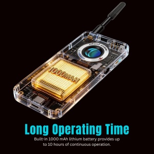 Detector camere ascunse, microfoane si trackere GPS iUni F888, Ecran tactil OLED, Smart AI, Alarma antiefractie, 50-8000 MHz - Img 12