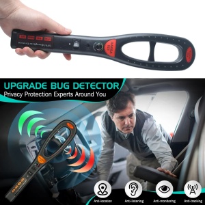 Detector profesional de microfoane GSM, Bluetooth si WiFi iUni RF007, detector unde magnetice si electromagnetice - Img 2