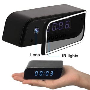 Mini Camera Ceas iUni IP99, Full HD, 150°, Vedere Nocturna, Vizualizare Live pe telefon, slot card - Img 9