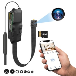 Mini Camera Modul iUni IP75, Wi-Fi, 16GB, Vizualizare Live pe telefon