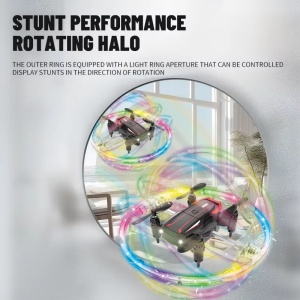 Mini Drona iUni BK2, Quadcopter, Lumini Led Multicolore, Acrobatii 360°, Telecomanda 2.4GHz - Img 3