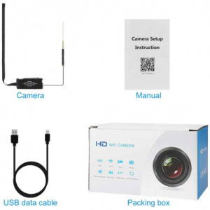 Modul cu Camera Spion Wireless iUni IP20, P2P, baterie incorporata, Slot card - Img 9