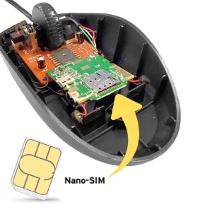 Mouse iUni MS2 cu Microfon Spion GSM, cu ascultare in timp real - Img 5